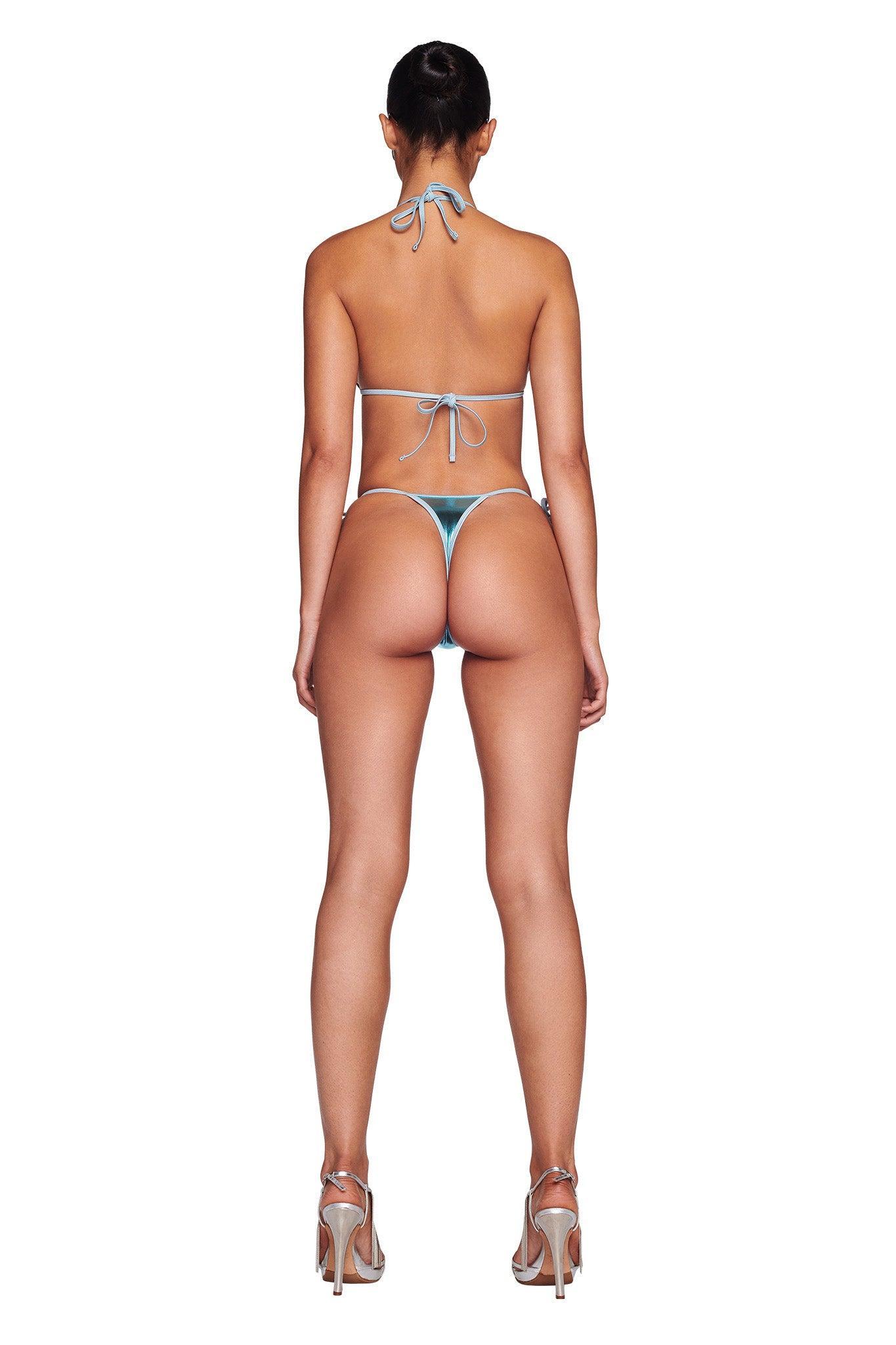 ALOHI BIKINI BOTTOM - BLUE Product Image