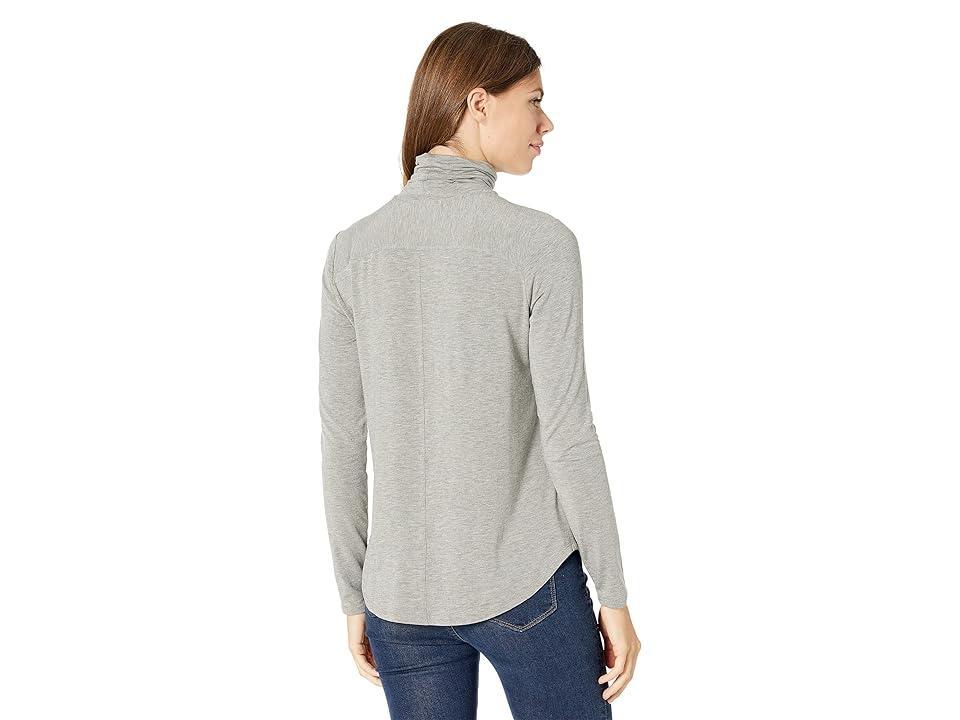 Prana Foundation Turtleneck (Heather Grey) Women's Clothing Product Image