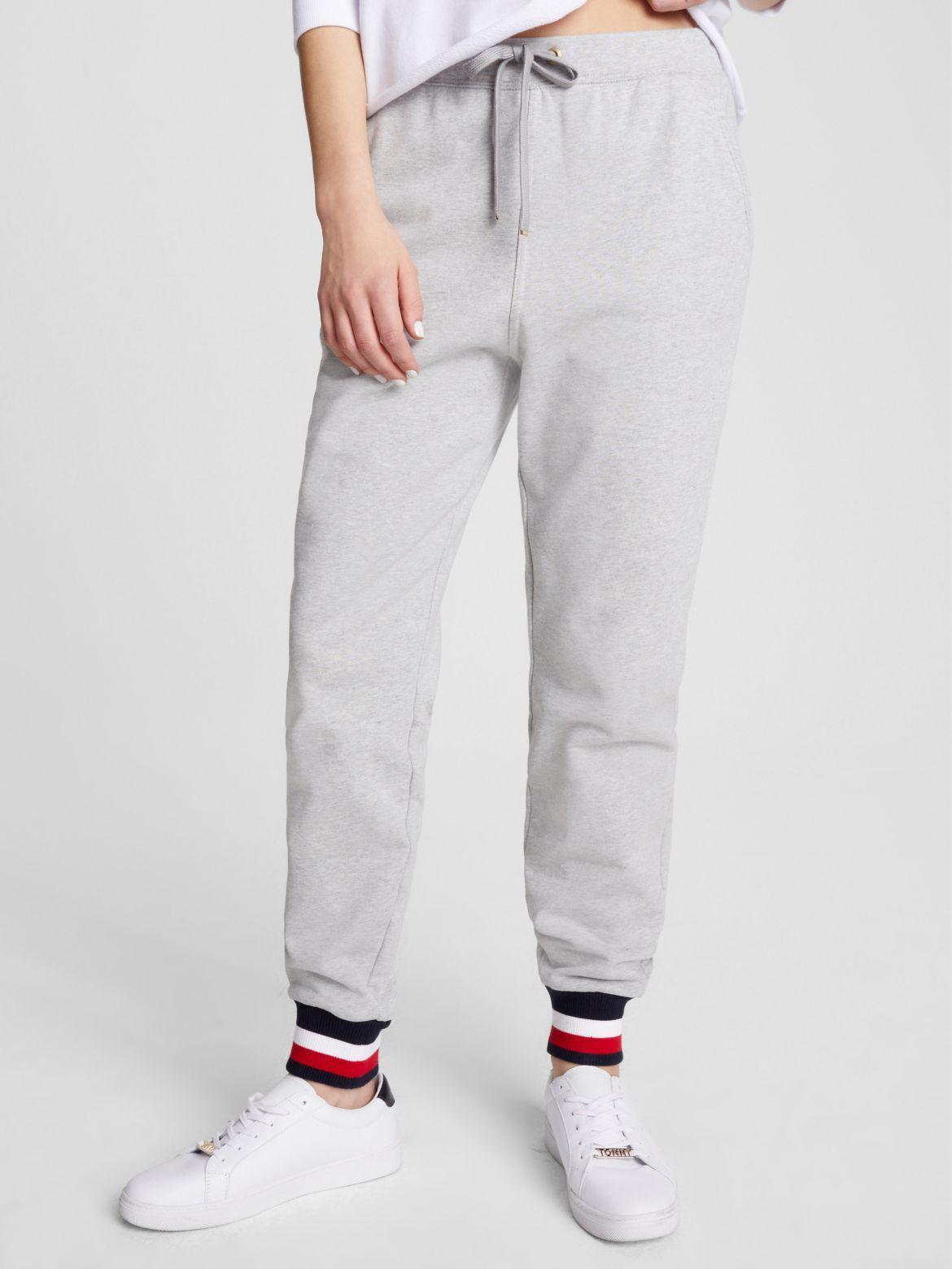 Tommy Hilfiger Women's Stripe Cuff Sweatpant Product Image