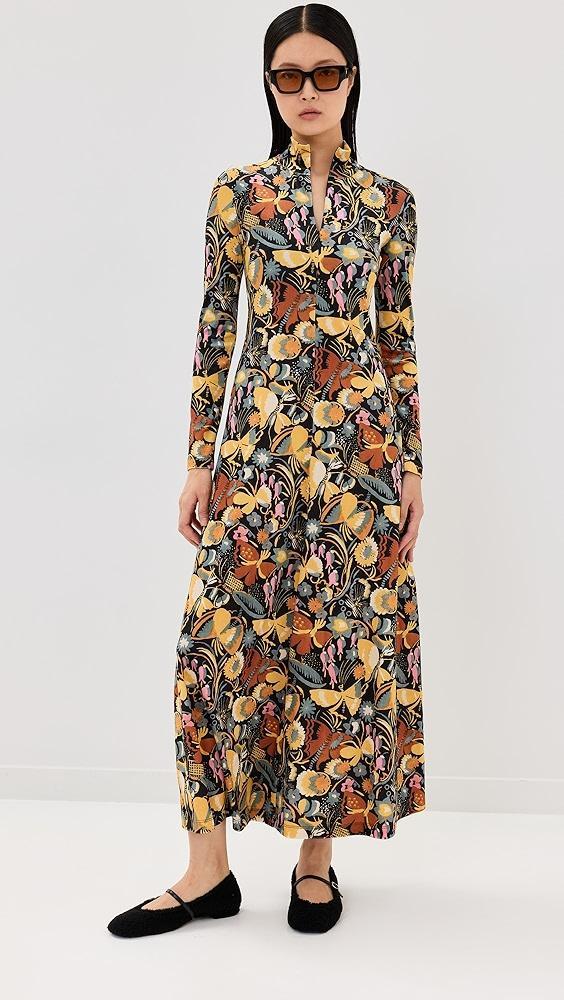 Rosetta Getty Velvet Zip Up Maxi Dress | Shopbop Product Image