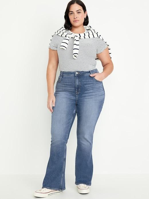 Extra High-Waisted Flare Jeans Product Image