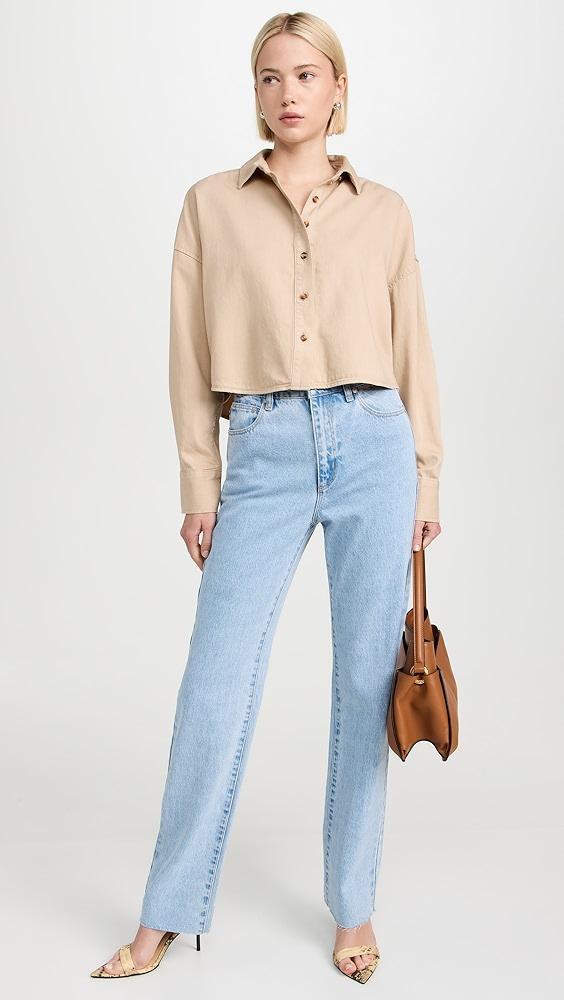 Favorite Daughter The Crop Ex Boyfriend Shirt | Shopbop Product Image