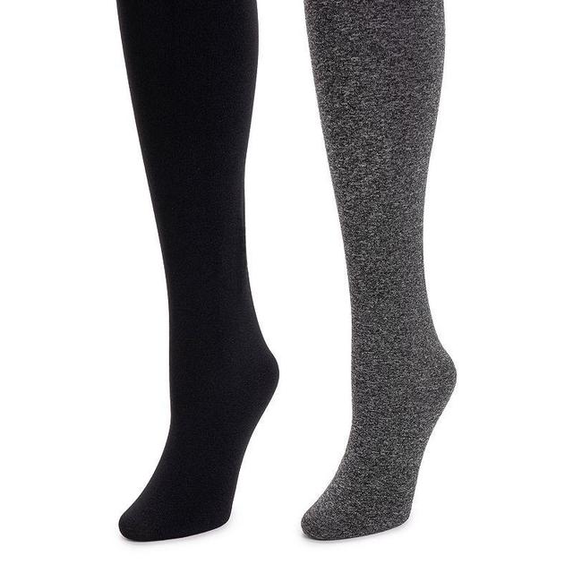 Womens MUK LUKS 2 Pack Fleece Lined Tights Product Image