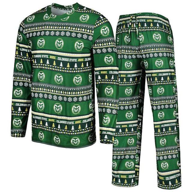 Mens Concepts Sport Colorado State Rams Swivel Long Sleeve T-Shirt & Pants Sleep Set Product Image