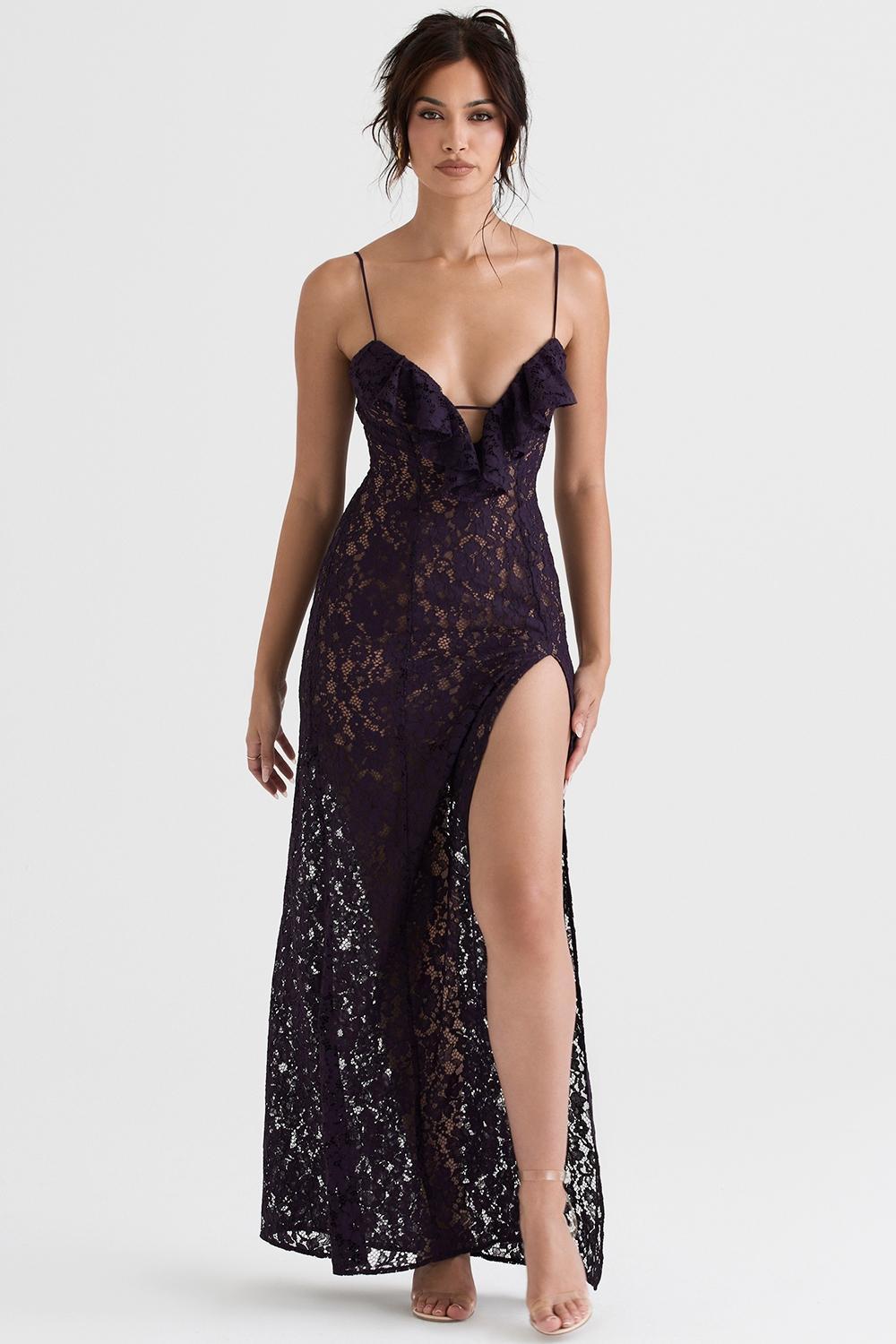 Malia Night Shade Lace Maxi Dress Product Image