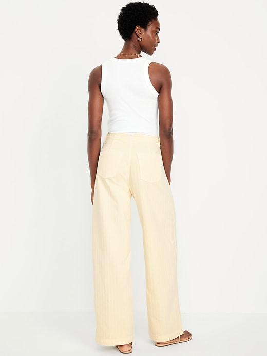 High-Waisted Baggy Wide-Leg Jeans Product Image