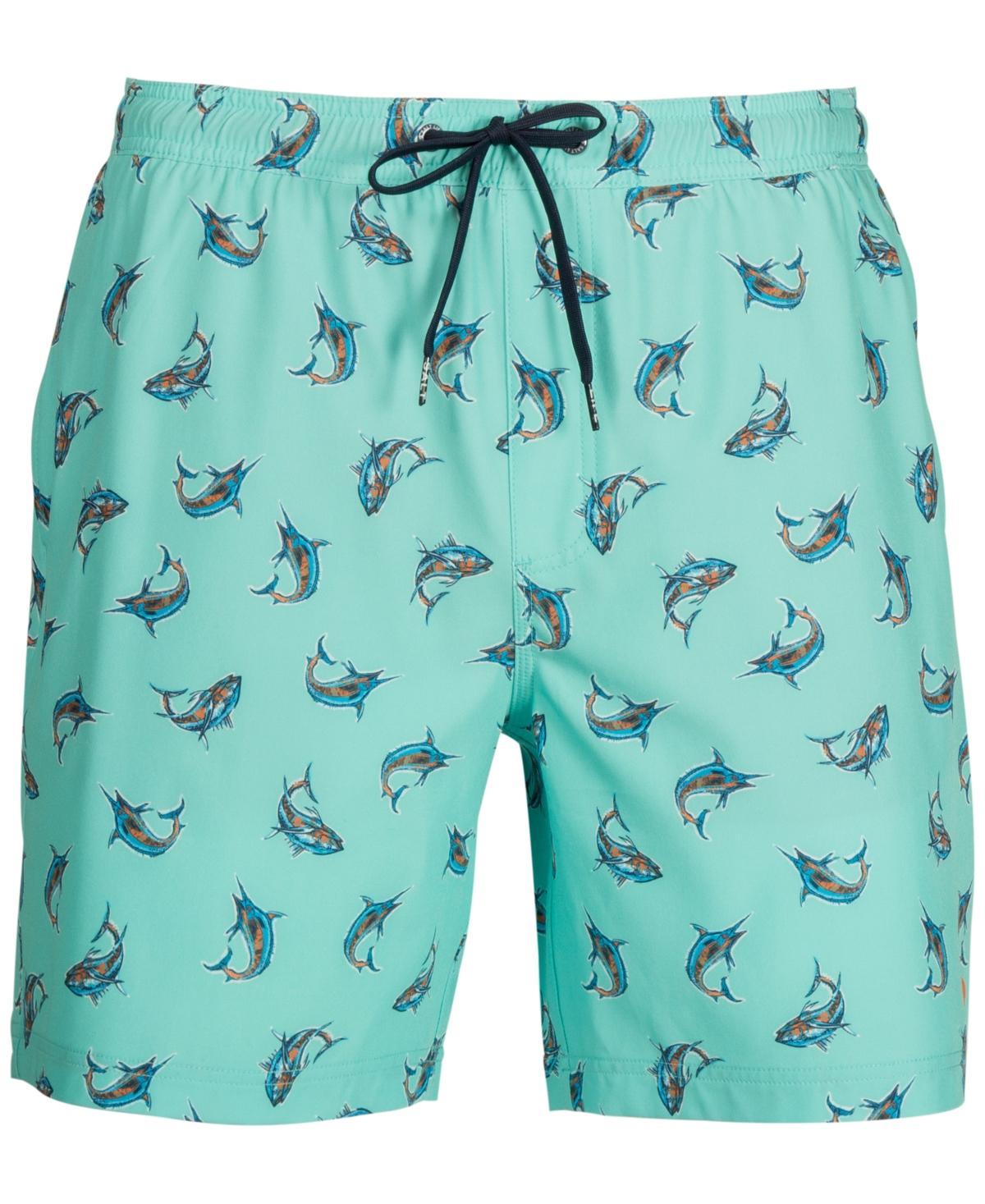 Salt Life Mens Sandbar Sunday Print 17 Volley Shorts Product Image