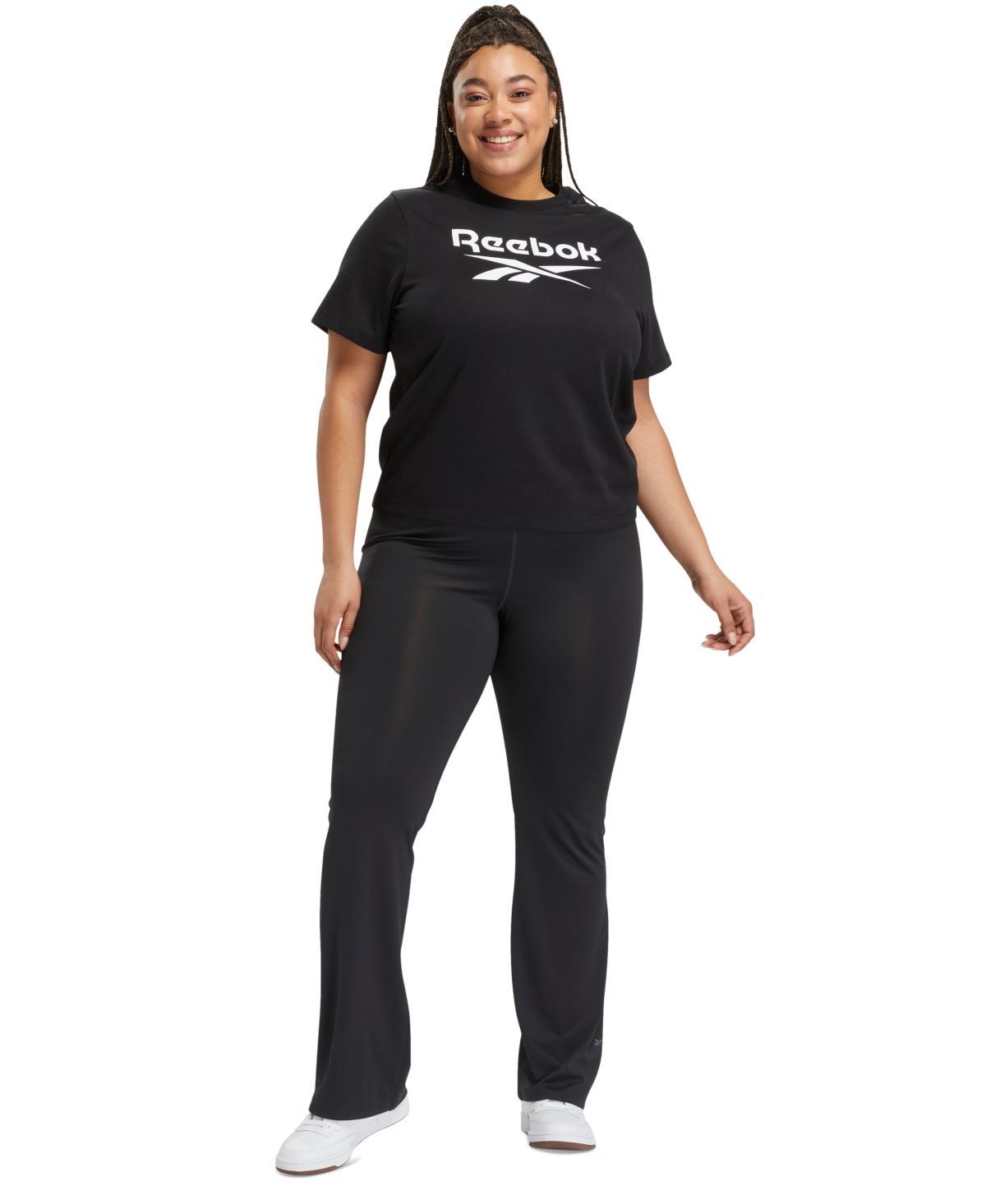 Reebok Womens Reebok Identity Big Logo T-Shirt - Womens Black Product Image