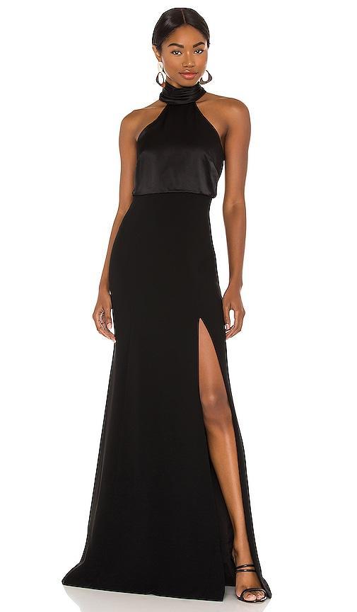 Cinq  Sept Alexandra Halter Neck Gown Product Image