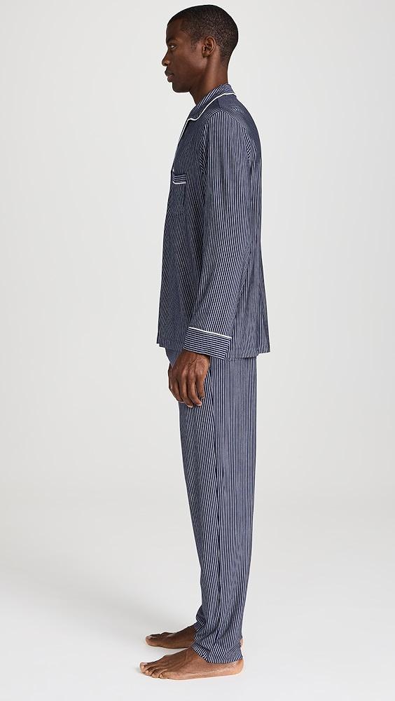 Eberjey William Modal Striped Long PJs | Shopbop Product Image