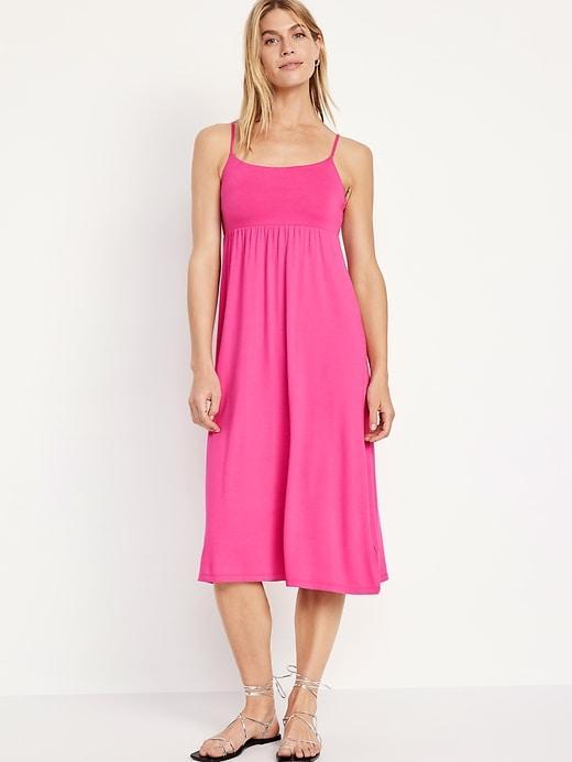 Fit & Flare Cami Midi Dress Product Image