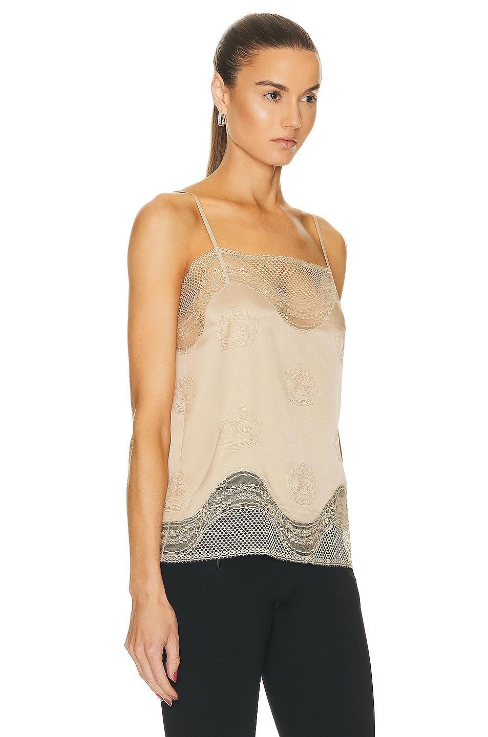 Burberry Lace Camisole Top Beige. (also in XS). Product Image