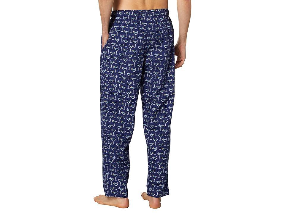 Tommy Bahama Cotton Woven Pants (Navy Cocktails) Men's Pajama Product Image