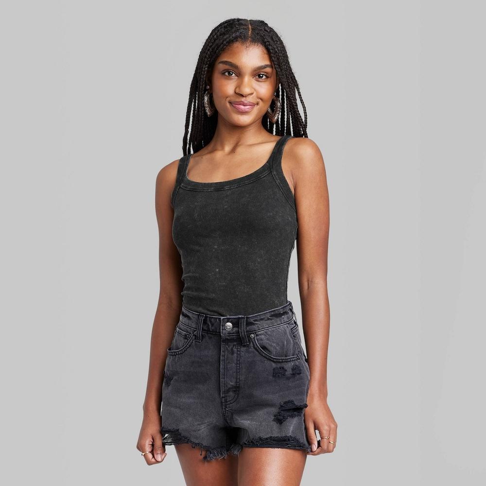 Womens Layering Tank Top - Wild Fable Black XS Product Image