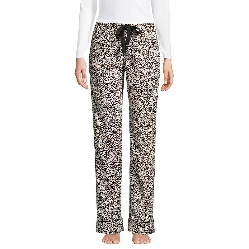 Womens Lands End Womens Flannel Pajama Pants Product Image