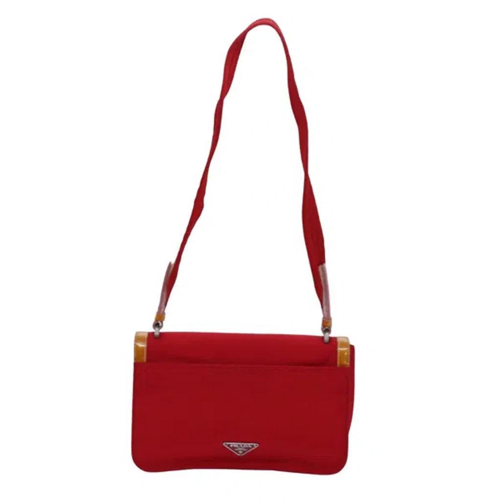 Canvas Shoulder Bag () In Red Product Image