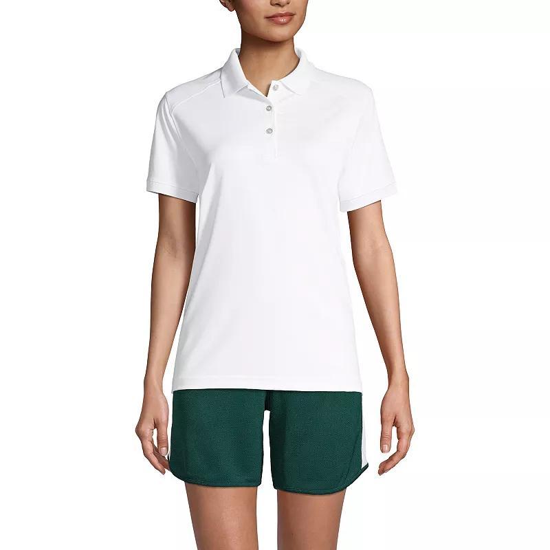 Womens Lands End Short Sleeve Rapid Dry Polo Shirt product image