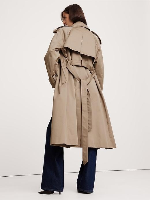 Classic Cotton Trench Coat Product Image