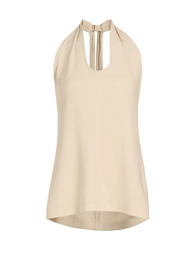 Womens Miller Matte Crepe Halterneck Top Product Image