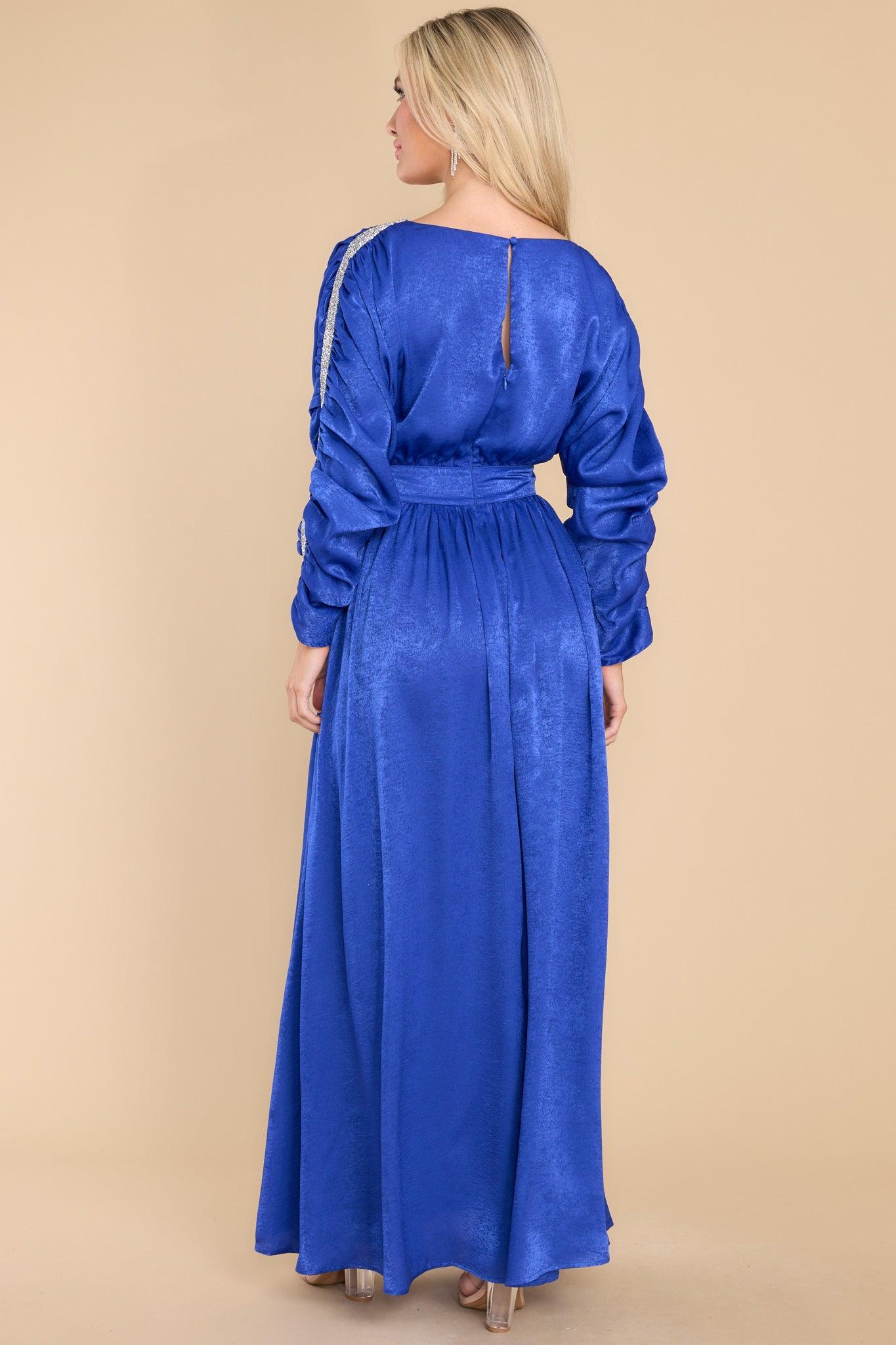 Aura Searching For The One Royal Blue Maxi Dress Product Image