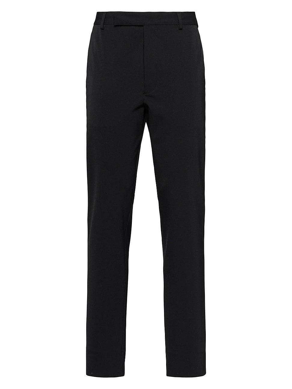 Prada Men's Technical Nylon Pants  - NERO - Size: 46R EU (36R US) Product Image