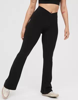 OFFLINE By Aerie Real Me High Waisted Crossover Flare Legging Product Image