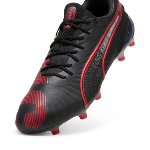 PUMA KING ULTIMATE Launch Edition Firm Ground/Artificial Ground Men's Soccer Cleats Shoes in Red Product Image