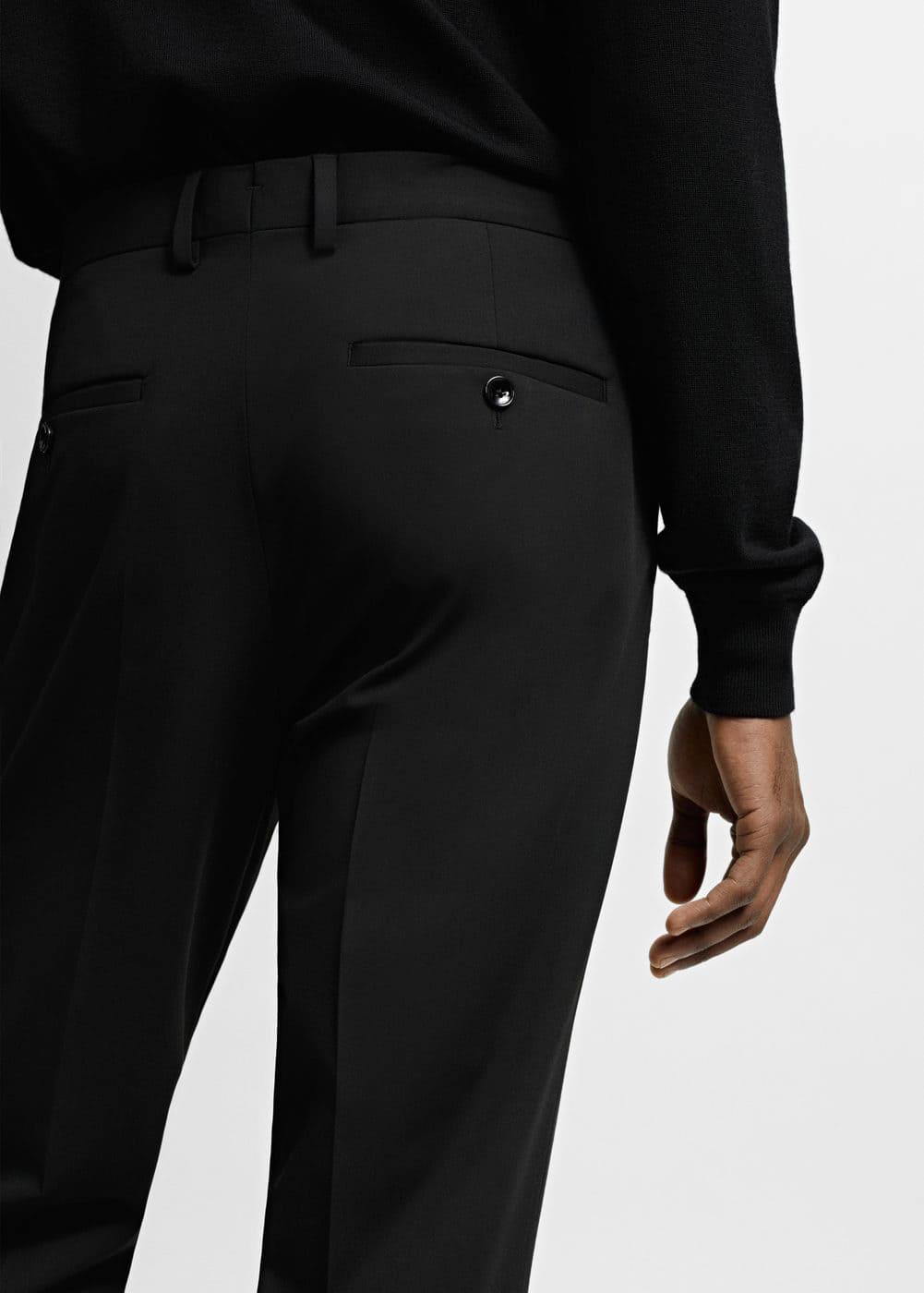 Mango Mens Stretch Fabric Super Slim-Fit Suit Pants Product Image