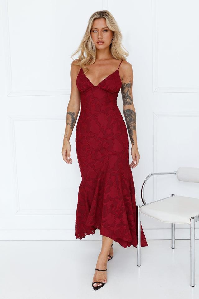 Events Countryside Maxi Dress Wine Product Image