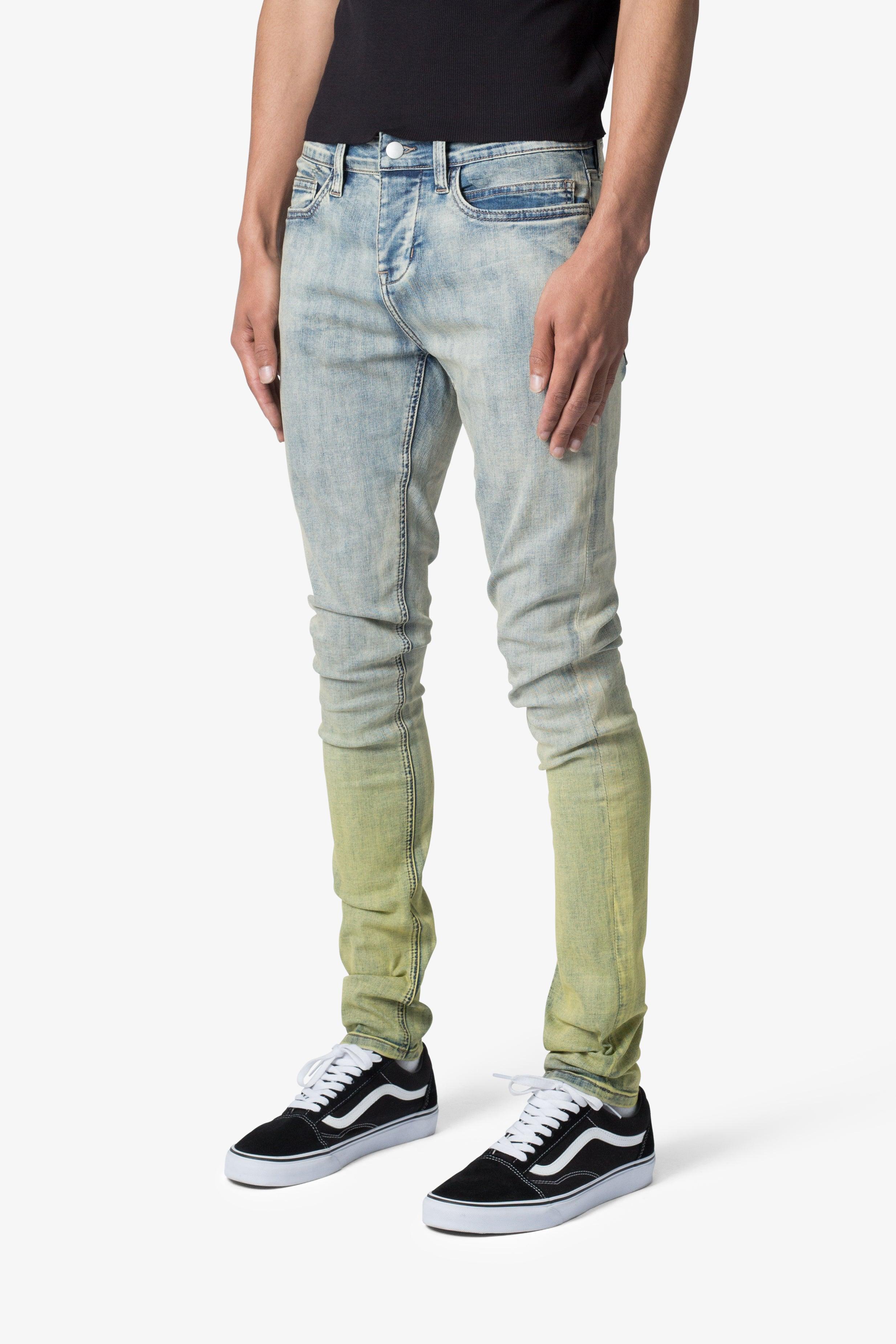 X637 Gradient Skinny Denim - Vintage Blue/Green Product Image