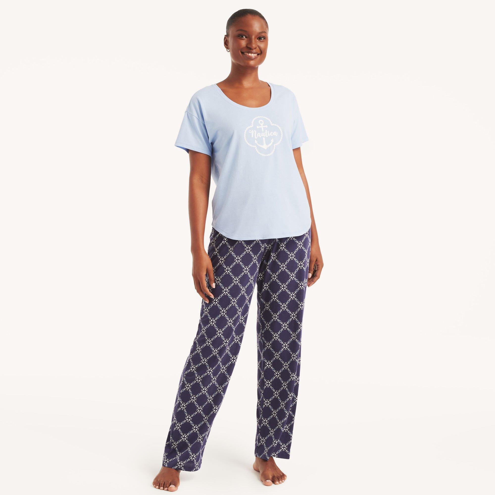 Printed Pajama Pant Set Product Image