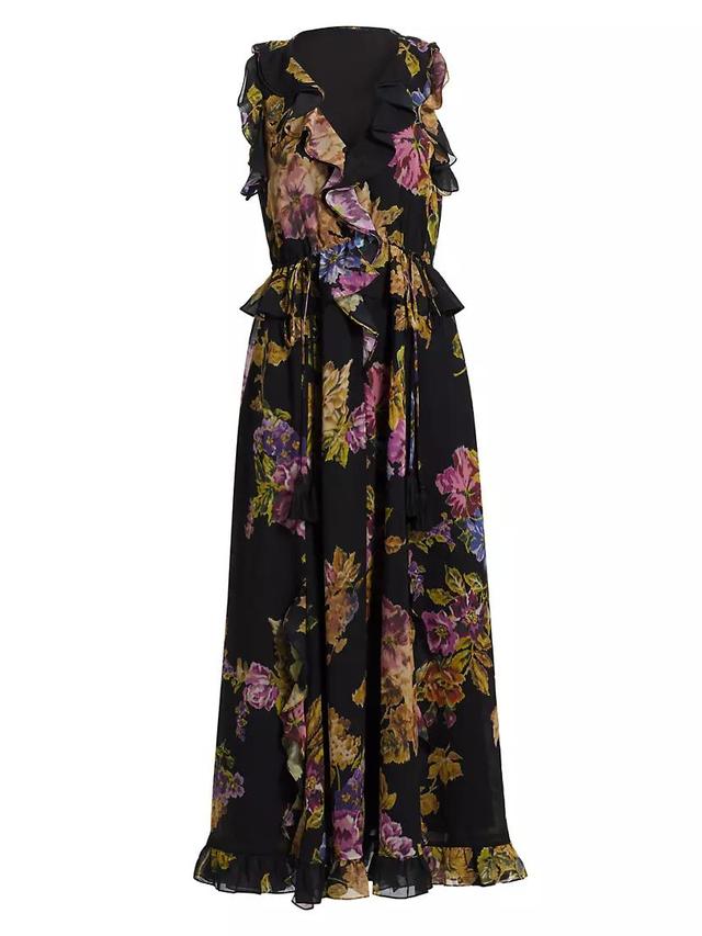 Lesley Floral Ruffled Maxi Dress Product Image