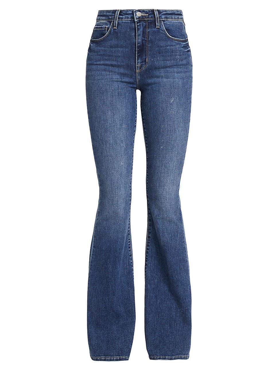 Womens Marty High-Rise Bootcut Jeans Product Image