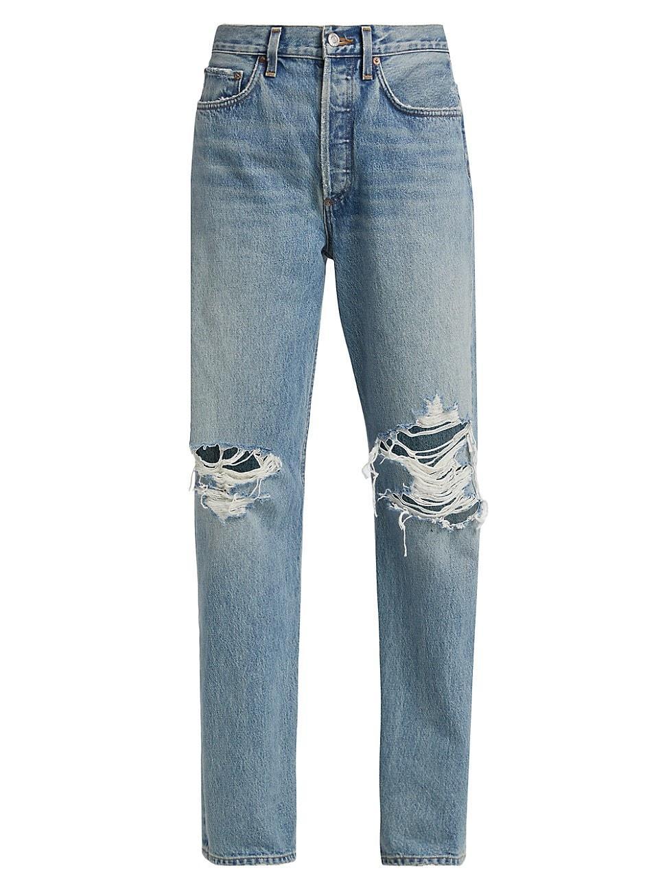 Womens Kelly High-Rise Straight-Leg Jeans product image