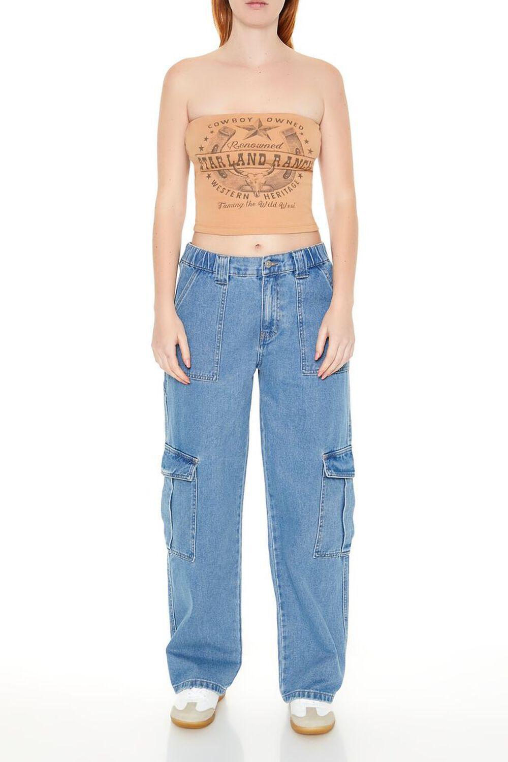 Starland Ranch Graphic Tube Top | Forever 21 Product Image