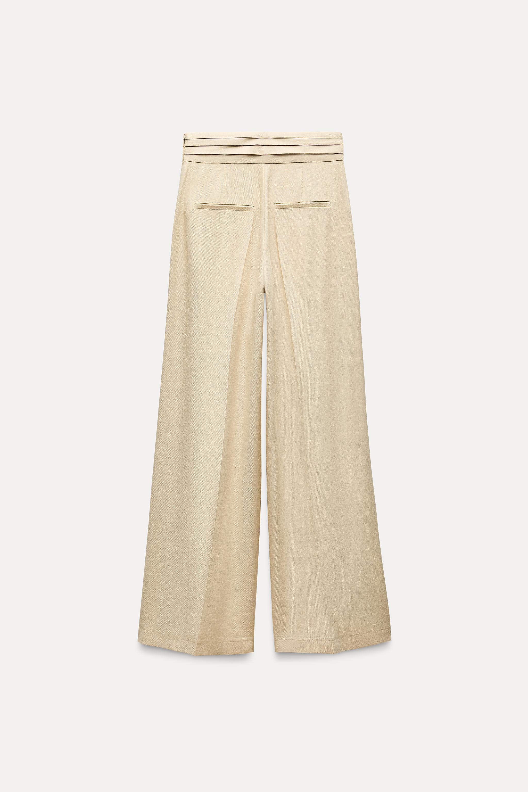 WIDE LEG SASH PANTS Product Image