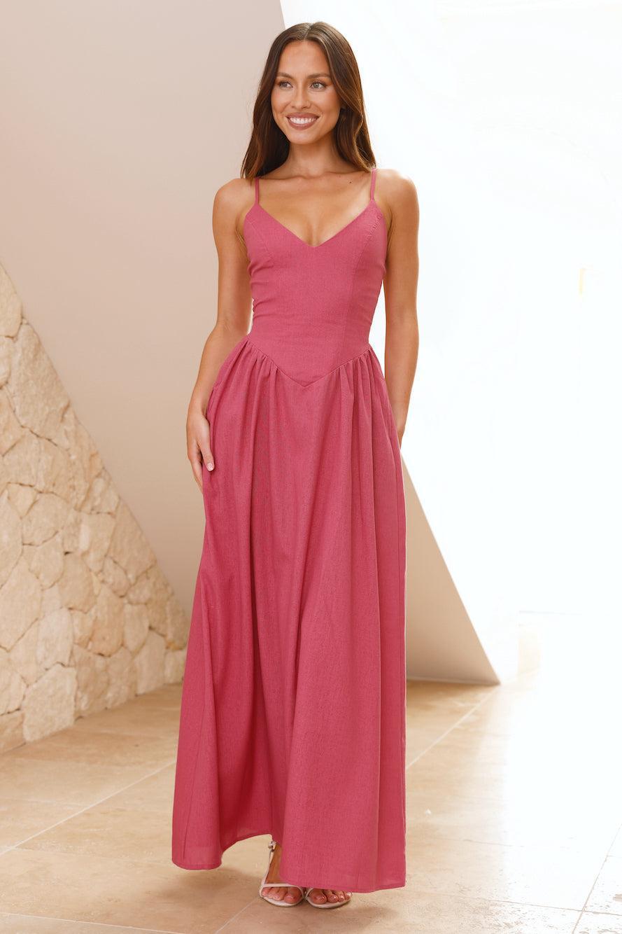 Zephy Maxi Dress Rose Product Image