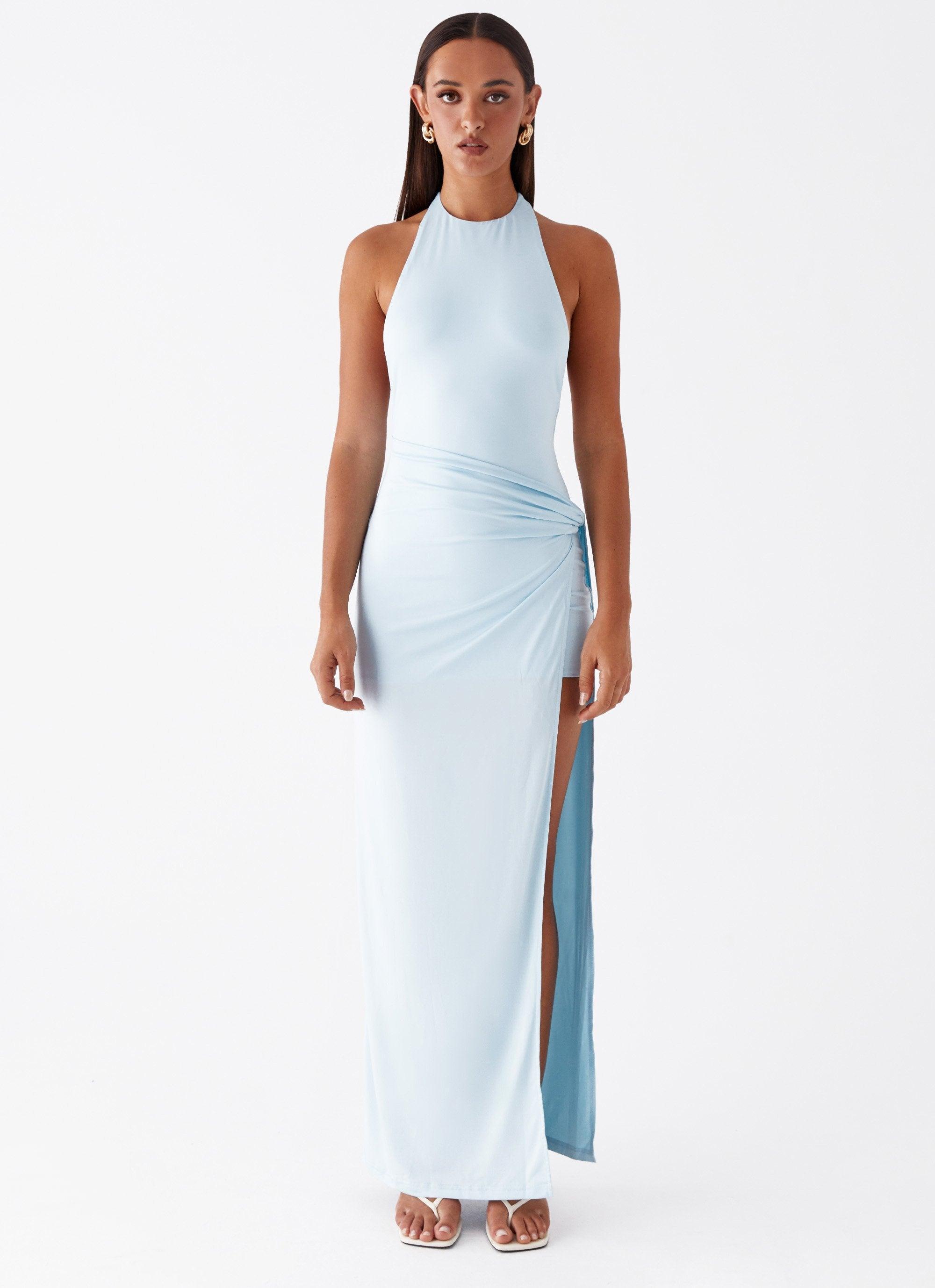 Oceana Maxi Dress - Blue Product Image