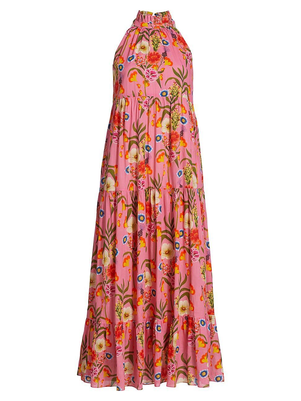 Womens Pandora Voile Tiered Maxi Dress Product Image