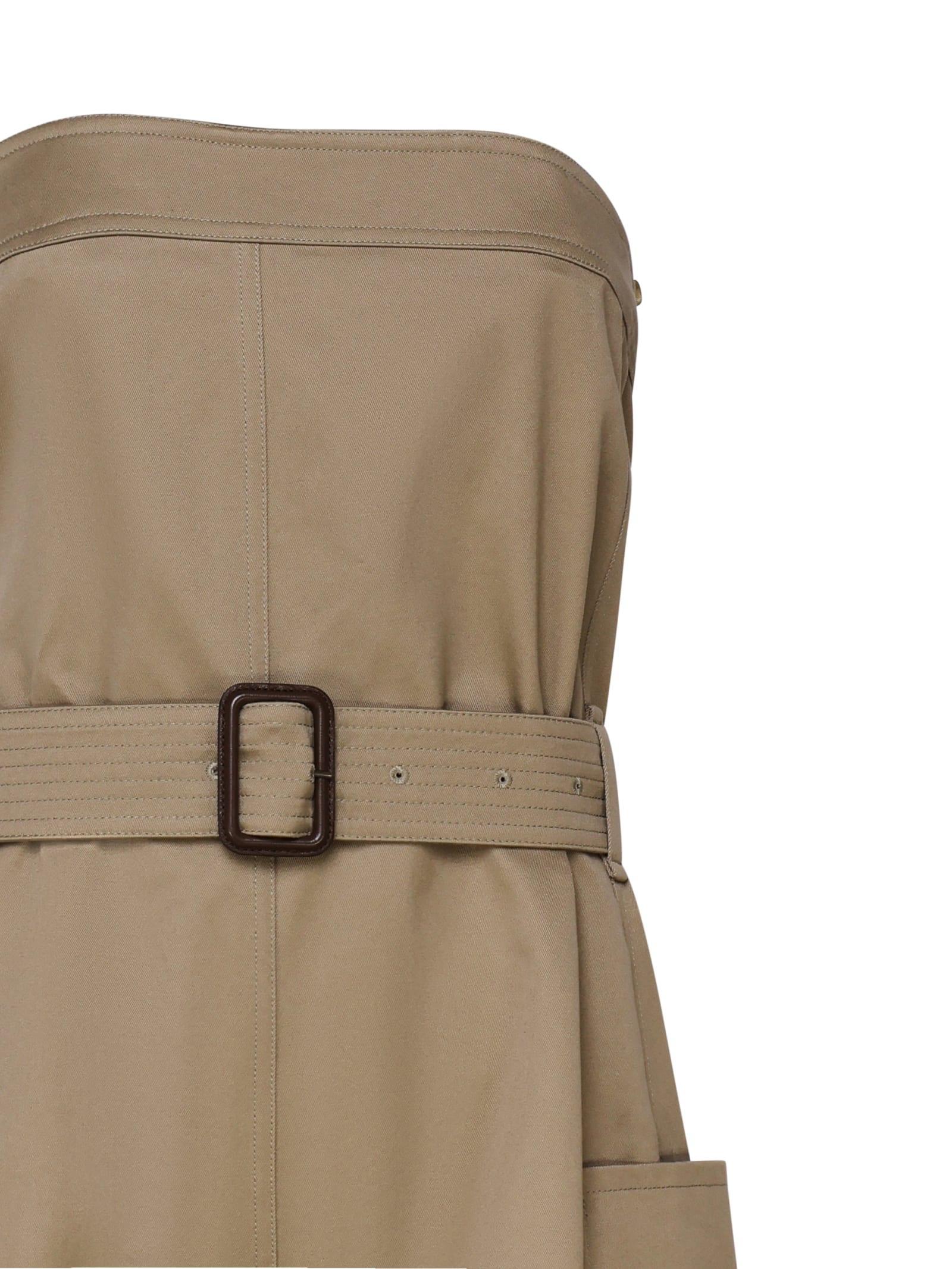 Cotton Jumpsuit In Beige Product Image