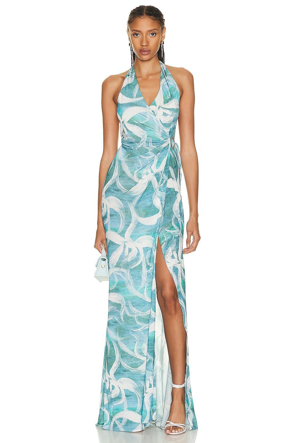 Louisa Ballou King Tide Dress Blue. (also in ). Product Image