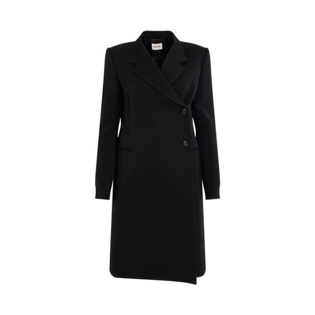 Kento Wool Blend Long Coat In Black Product Image