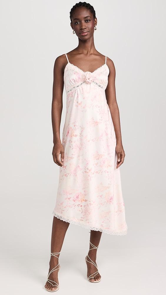 WAYF Lace Trim Slip Dress | Shopbop Product Image