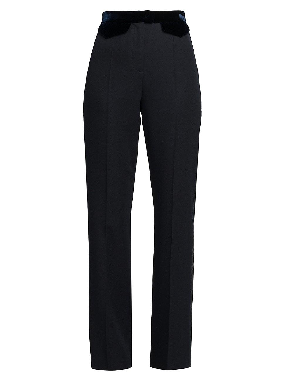 Womens Velvet Waist Slim Pants Product Image