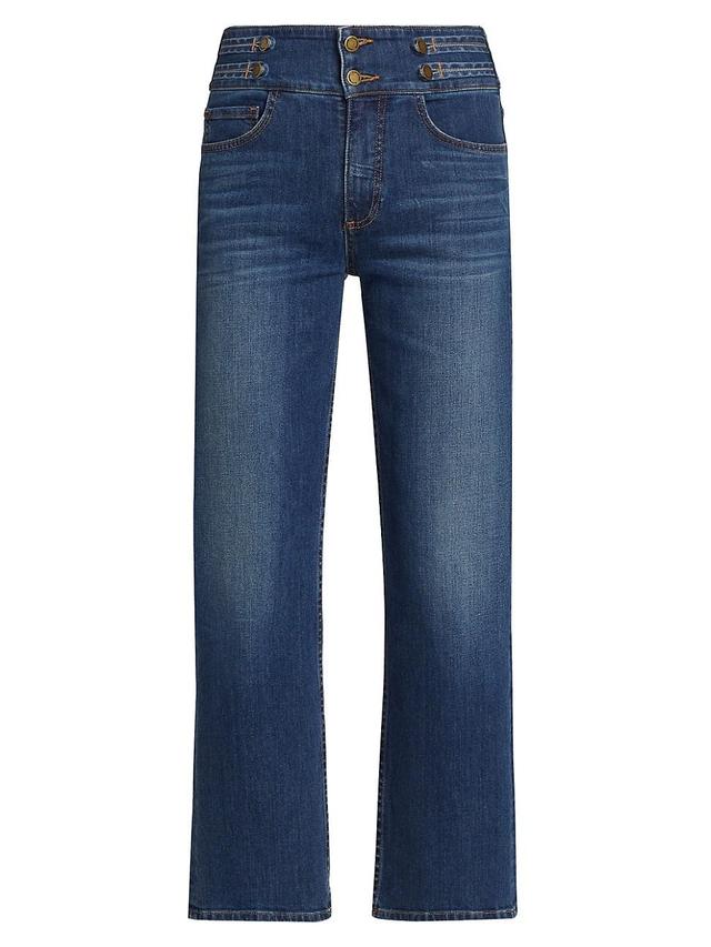 Womens Liv High-Rise Rigid Straight Jeans Product Image