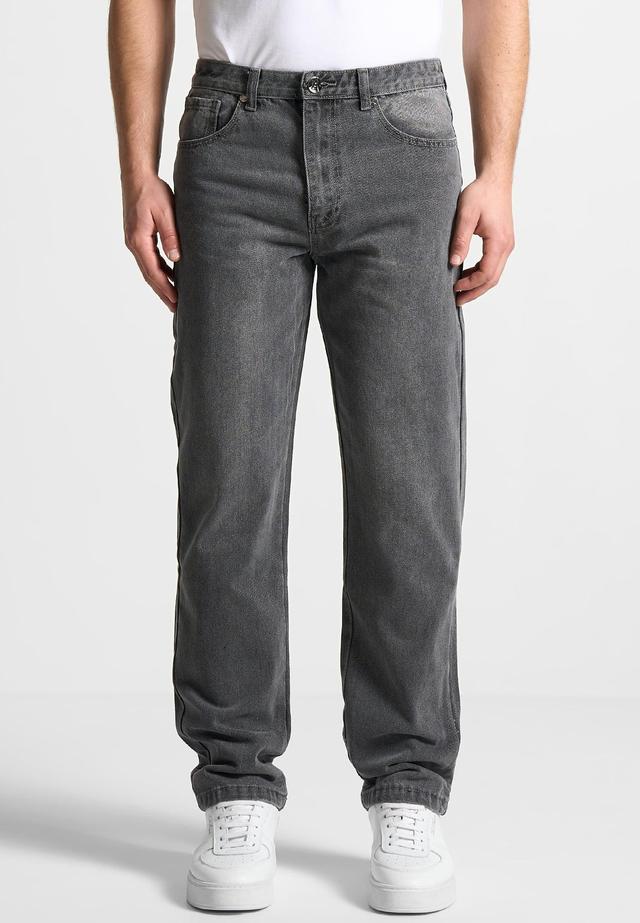 Relaxed Fit Jean - Washed Grey Male Product Image