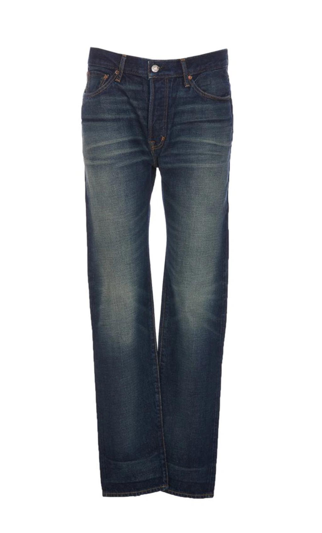 TOM FORD Straight-leg Selvedge Jeans In Denim Product Image