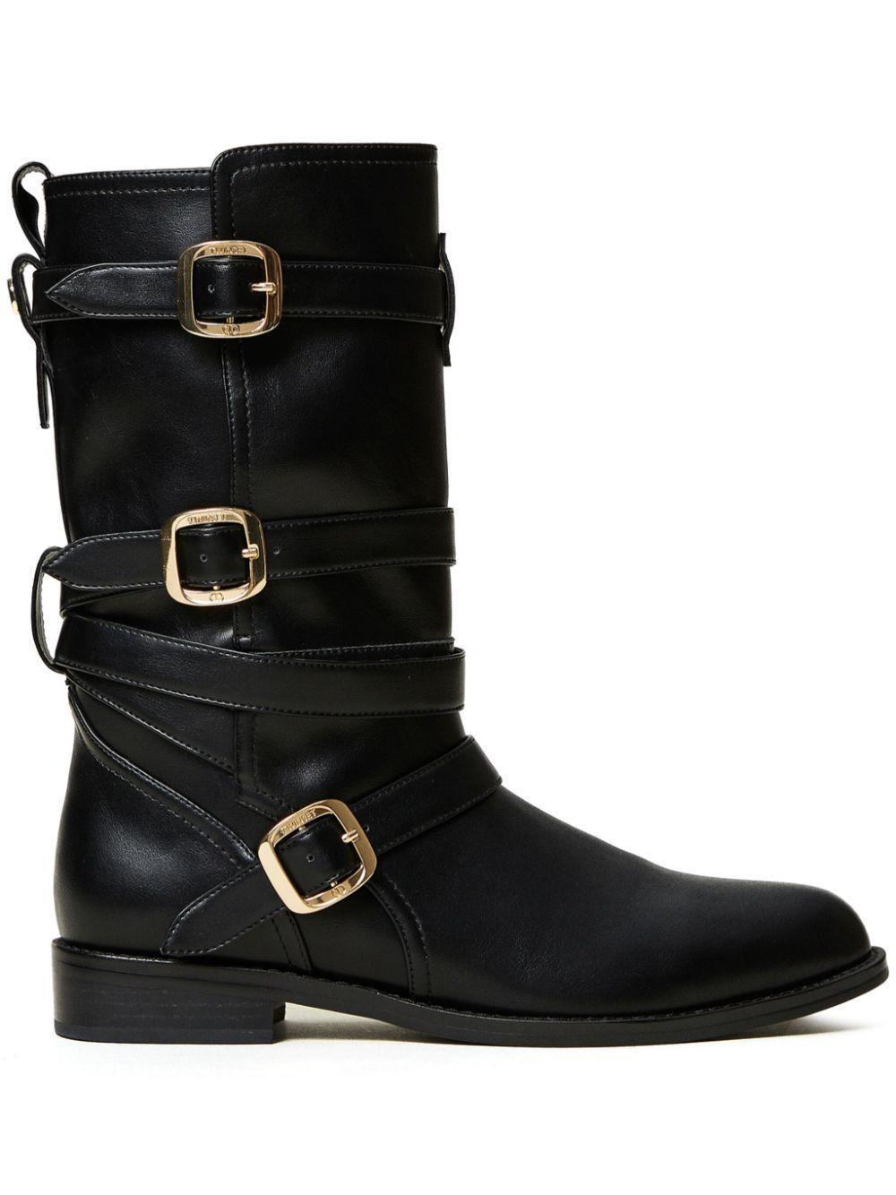 buckle-strap biker boots product image