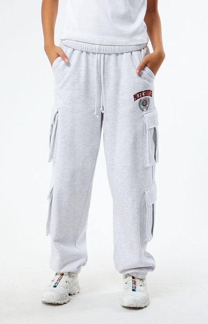 Womens Pacific Sunwear Crest Cargo Sweatpants Product Image