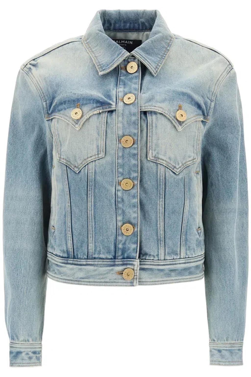 BALMAIN Denim Jacket In Blue product image